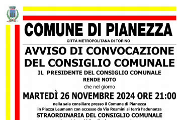 locandina convocazione consiglio comunale
