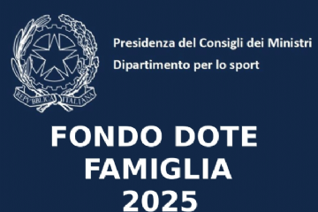 Fondo dote per la famiglia 2025 – aperte le adesioni per le societa’ sportive