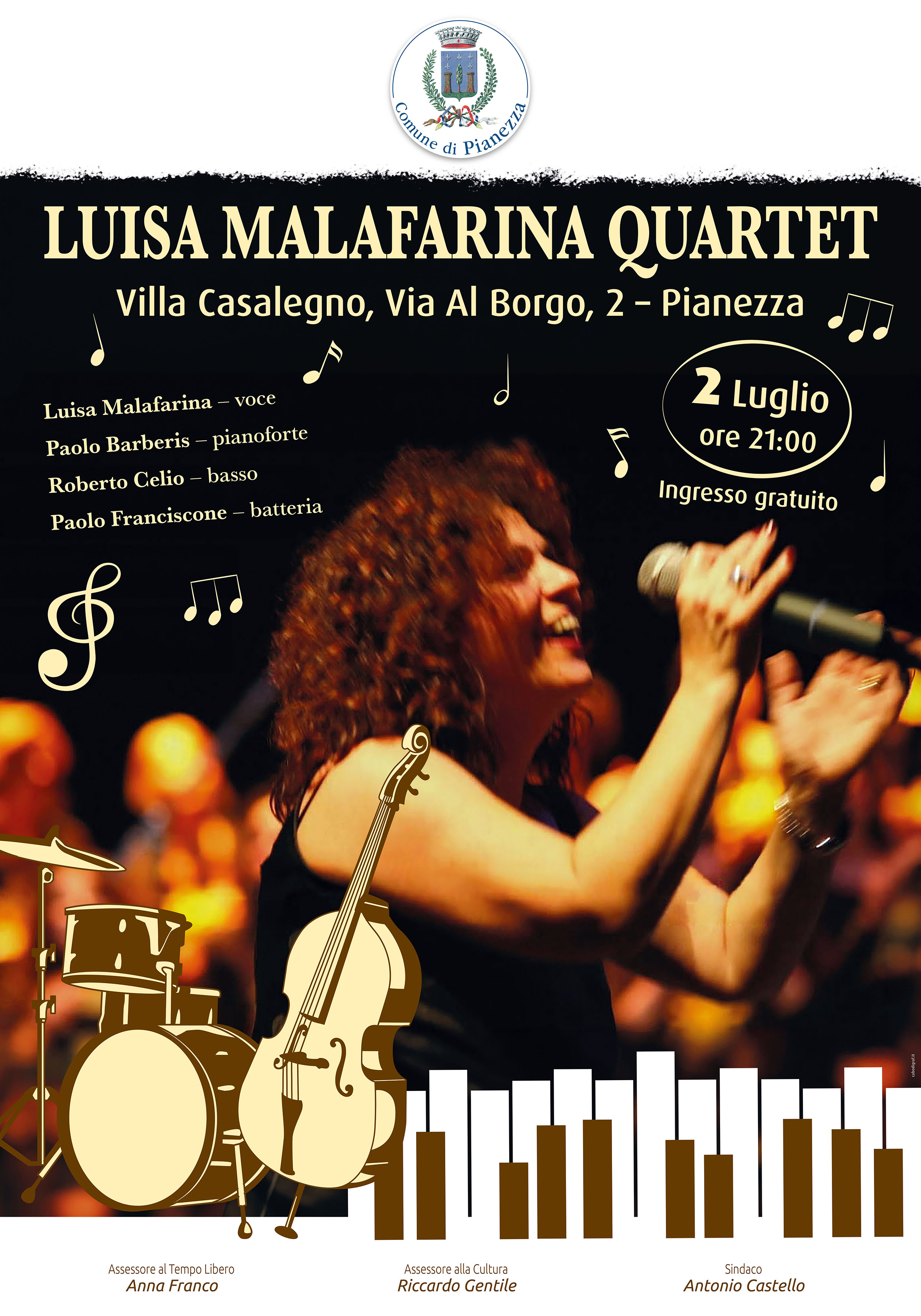 Locandina dell'evento Luisa Malafarina Quartet