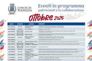Ottobre 2025: eventi in programma