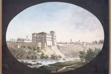 Riproduzione del castello di Pianezza